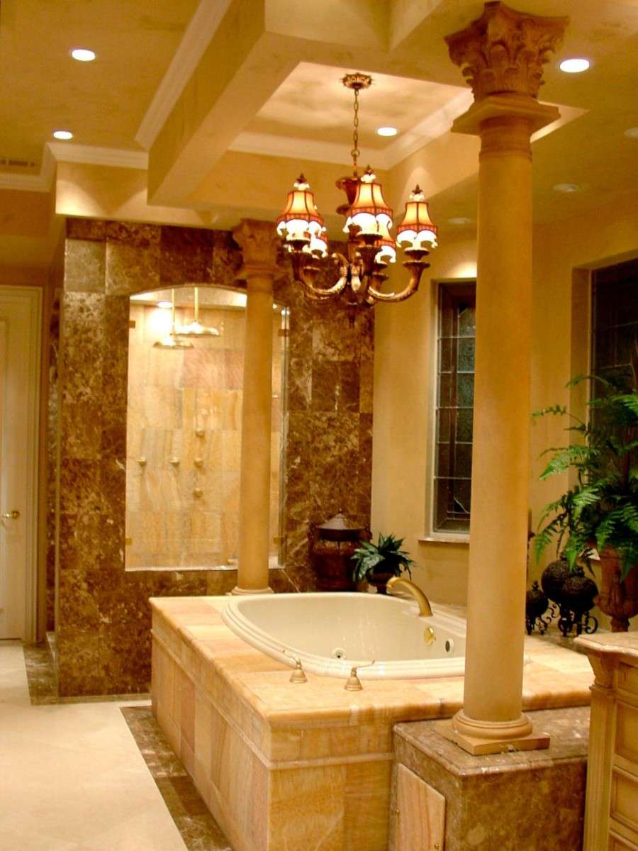 Salle de bain romanesque