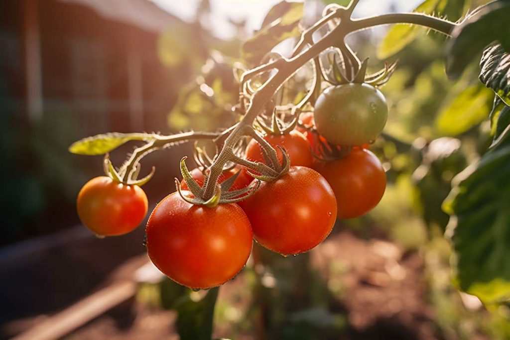 Plants de tomates sans engrais